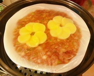 福花蒸肉#蒸菜#的做法步骤：7
