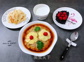 福花蒸肉#蒸菜#的做法步骤：13