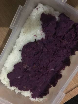 玫瑰紫薯凉糕的做法步骤：4