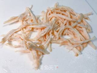 【宝宝辅食】鸡丝凉拌面的做法步骤：7