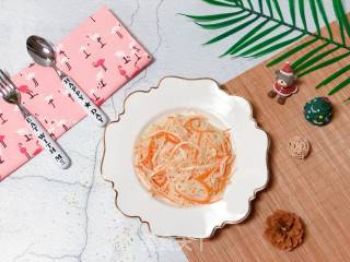 【宝宝辅食】鸡丝凉拌面的做法步骤：13