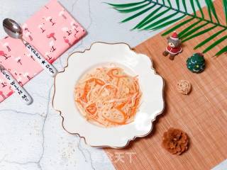 【宝宝辅食】鸡丝凉拌面的做法步骤：15
