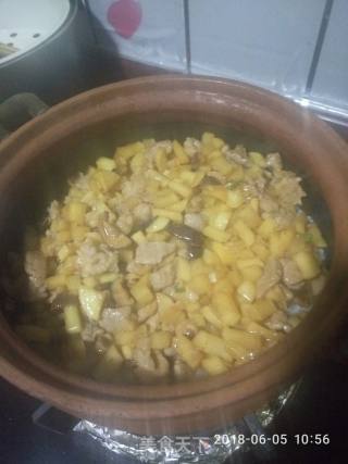 萝卜香菇瘦肉砂锅饭的做法步骤：5