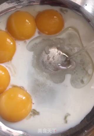 玉米面蒸蛋糕的做法步骤：1