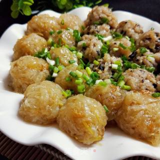 蒸双丸的做法步骤：9