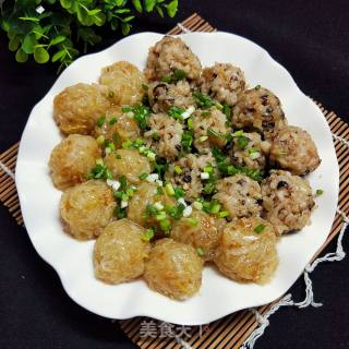 蒸双丸的做法步骤：10
