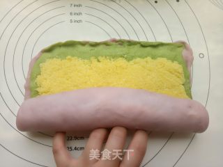 炫彩椰蓉吐司的做法步骤：11
