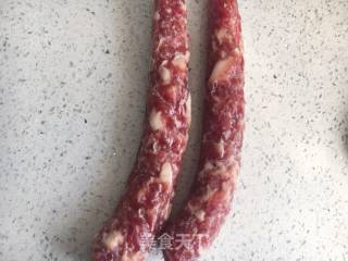 蒸香肠的做法步骤：2