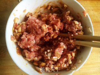 香菇蒸肉丸的做法步骤：5