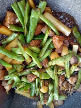 豆角土豆炖肉的做法步骤：11