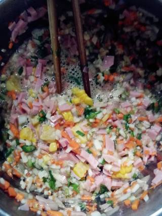 藕香蔬菜饼的做法步骤：4