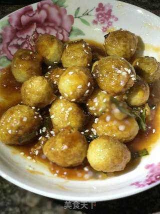 糖醋虎皮鹌鹑蛋的做法步骤：18