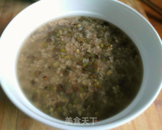 绿豆灵芝汤的做法步骤：4