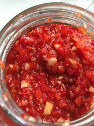 “蒸菜”肉末剁椒蒸金针菇的做法步骤：5