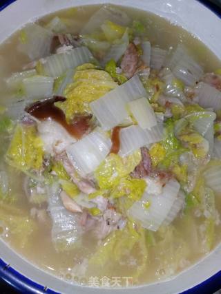 拆骨肉炖娃娃菜的做法步骤：9