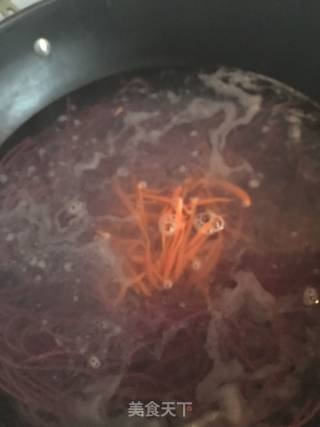 麻酱紫薯凉面的做法步骤：9