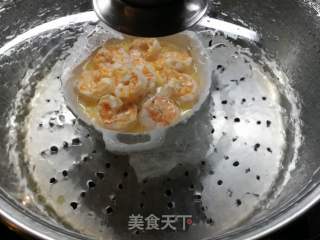 鲜虾蒸蛋的做法步骤：9