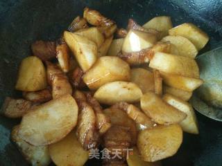 白萝卜烧肉的做法步骤：6