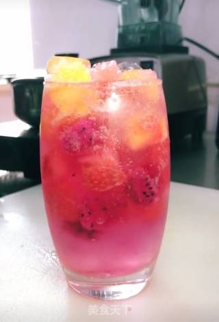 水果冰块雪碧的做法步骤：6
