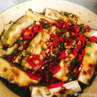 蒜蓉蒸茄子的做法步骤：4