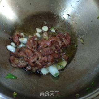 青椒牛肉片的做法步骤：4