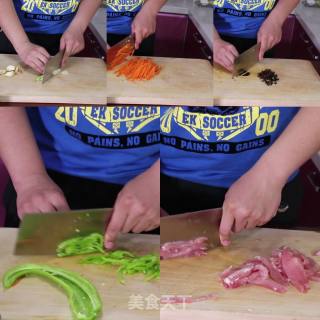 鱼香肉丝的做法步骤：2