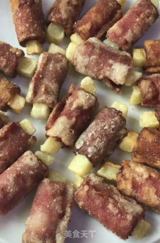 糖醋培根土豆卷的做法步骤：6