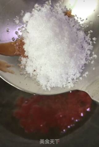 糖醋培根土豆卷的做法步骤：7