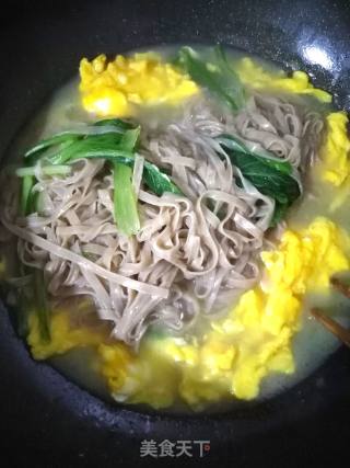 鸡蛋汤面的做法步骤：5