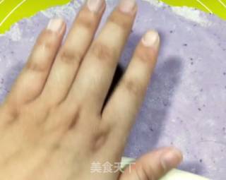紫薯猫耳朵的做法步骤：4