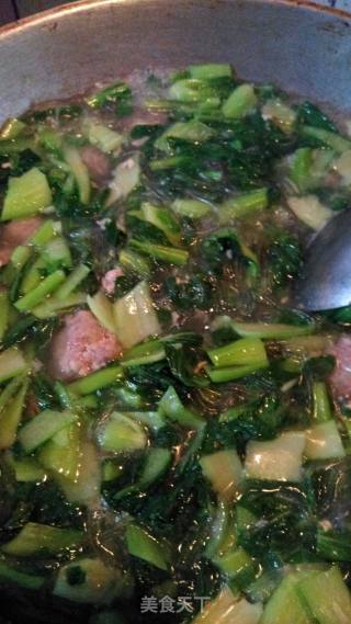 油菜丸子汤的做法步骤：10