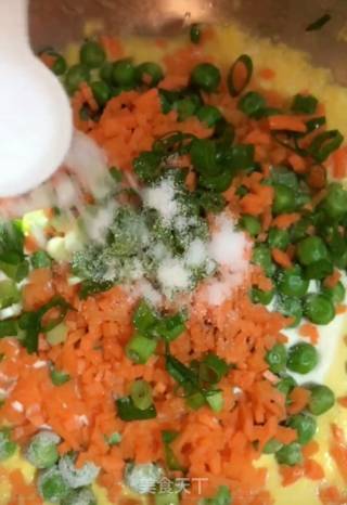 黄金玉米小饼的做法步骤：7