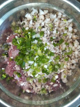 香菇酿肉的做法步骤：2