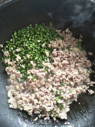 肉末豇豆的做法步骤：3