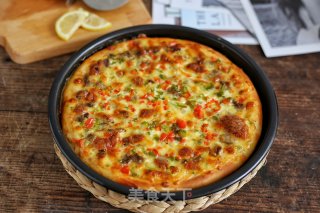牛肉彩椒披萨的做法步骤：21