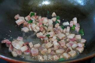 架豆角炒肉丁的做法步骤：3