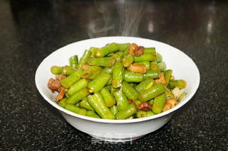 架豆角炒肉丁的做法步骤：6