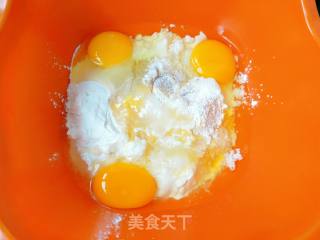 玉米面鸡蛋饼的做法步骤：2