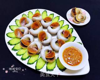 白灼肚脐螺的做法步骤：12