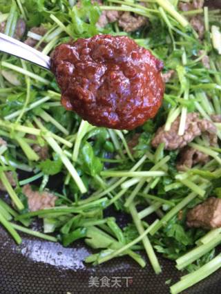 小炒牛肉的做法步骤：9