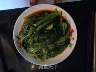 蚝油油麦菜的做法步骤：4
