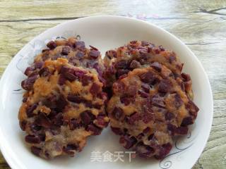 紫薯饼的做法步骤：8