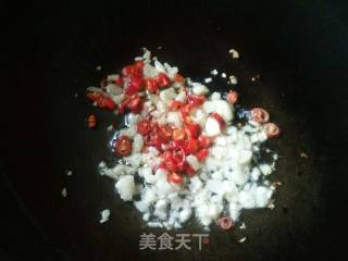 冲菜炒毛豆的做法步骤：7