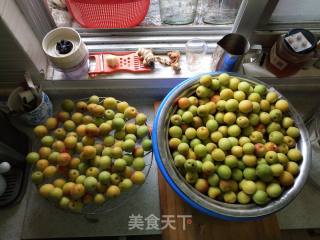 糖浸青梅的做法步骤：1