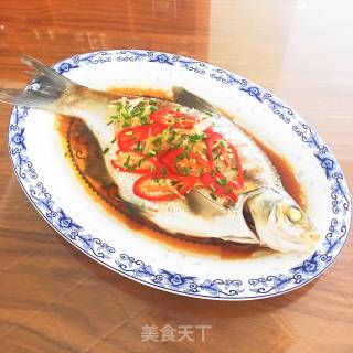 蒸鳊鱼的做法步骤：8
