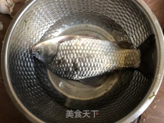肉嵌鲫鱼#蒸菜#的做法步骤：1