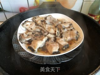 豆豉蒸黑鱼骨#蒸菜#的做法步骤：11