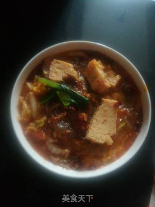 自制白菜粉条汤的做法步骤：6