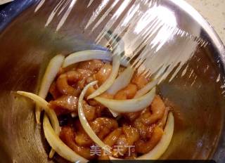 孜然鸡肉条的做法步骤：3