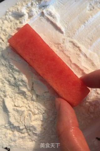 脆皮西瓜的做法步骤：2